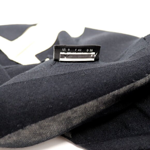 AKRIS Size 8 Layered Contrast Panel Asymmetric Tank Blouse Top - Picture 12 of 15